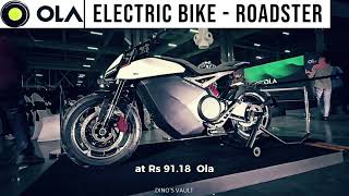 Ola Electric Launches Roadster EMotorcycles GameChanger for EVs 🚀 [upl. by Imuyam]