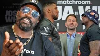 AJ WILL BITE HIS GUMSHIELD AND  Dereck Chisora JOSHUA VS WHYTE 2 PREDICTION [upl. by Einhoj]