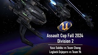 UT2004 Fall 2024 Assault Cup  Div 2  Yaso Subibi vs Team Chong  Leglock Enjoyers vs Team Yk [upl. by Enilkcaj]