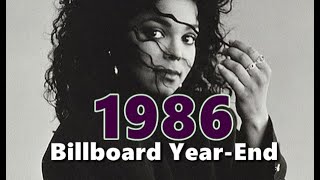 Top 100 Billboard YearEnd Singles  1986 [upl. by Elaen503]