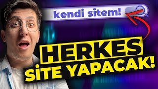 KENDİ PROJEMİN SİTESİNİ YAPIYORUM 🔥 Web Sitesi Nasıl Kurulur [upl. by Odnumyar757]