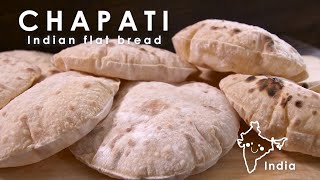 簡単ふっくら【チャパティ】の作り方  フライパンと魚焼きグリルHow to make ChapatiRotiPhulka  Indian Bread [upl. by Eicats384]