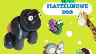 Plastelinowe Zoo  jak lepić z plasteliny amp modeliny  figurki  krok po kroku  Plasticine Zoo [upl. by Colet929]