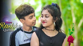 Mere Rashke Qamar Tu Ne Pehli Nazar💞Junaid Asghar 💓Cute Love Story 🌴New Hindi Song ✈️Love Book [upl. by Joub]