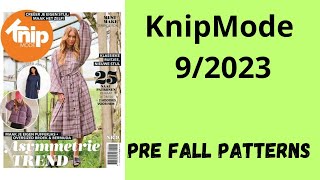 KnipMode 92023 KnipModeMagazine BurdaExtra FaitMain sewingMagazine knip Pre Fall patterns [upl. by Candie]