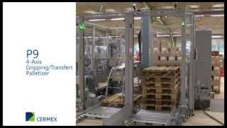 Compact 4 axes palletizer  P9 [upl. by Mitchel]