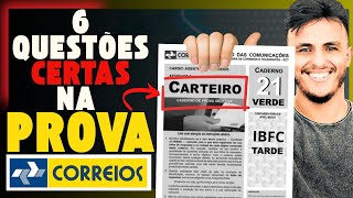 6 Questões Certas que vão cair na Prova dos Correios 2024  Concurso Correios 2024Questões da Prova [upl. by Burty450]