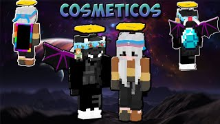 COSMETICOS PARA MINECRAFT BEDROCK PE  bedrock 117 gratis bandana capas alas [upl. by Joelynn]