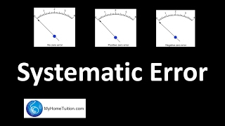 Systematic Error  Introduction to Physics [upl. by Ardnaid922]