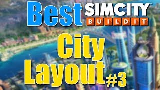 SimCity Buildit  Best City Layout for Beginners 3 How To Boost Population [upl. by Htiek]