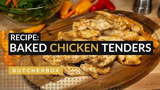 Easy and Quick Baked Chicken Tenders [upl. by Pegg]