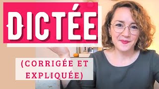 Dictée de français corrigée et expliquée dictée du brevet de français 2019 [upl. by Htirehc]