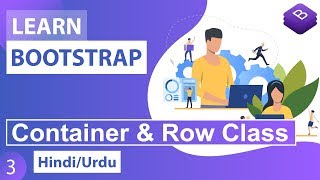 Bootstrap CSS Container amp Row Class Tutorial in Hindi  Urdu [upl. by Ahsir]