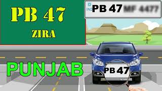 PB 47 Kaha ka number hai  PB 47 RTO Office [upl. by Annaitsirhc]