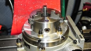 Mating a chuck to a rotary table [upl. by Grantland]