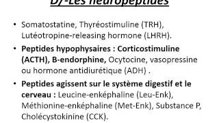 PHYSIOLOGIE Les neurotransmetteurs [upl. by Jurgen]