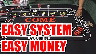 NEW BEST CRAPS SYSTEM quotSqueeze Playquot [upl. by Ainafets936]