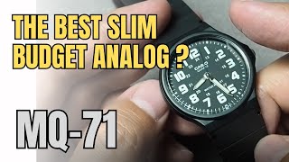 Casio MQ71 Review The Best Slim Analog Watch  Budget Edition [upl. by Apollo]