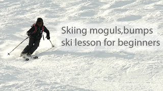 How to ski moguls bumps basics for beginners 2018 [upl. by Valdis]