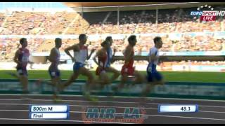 Yuriy Borzakovskiy 14861  800m European Athletics Championships Helsinki 2012 [upl. by Lauryn626]