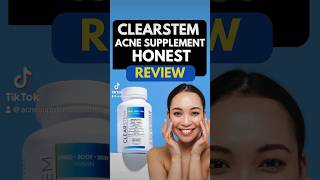 Clearstem Acne Supplement Honest Review acneproneskin skincareroutine [upl. by Severson]