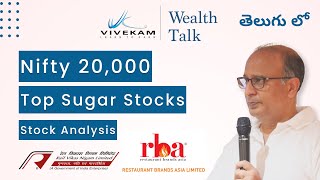 Wealth Talk  Nifty 20000  Stop Pause or Surge  Top Sugar Stocks  RVNL  Burger King Stock [upl. by Eittam]