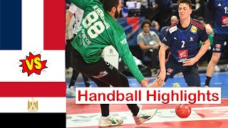 France vs Egypt handball Highlights friendly match 2024 [upl. by Philips]