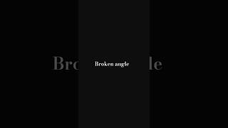 broken angle edit  containbroken angle music music depression love broken brokenheart [upl. by Delle]