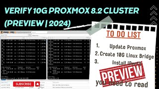 Preview 10G Proxmox 82 Cluster Network Verification with Iperf3  StepbyStep Tutorial [upl. by Donavon]