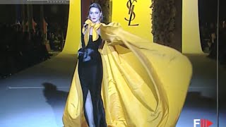 YVES SAINT LAURENT Full Show Spring Summer 2002 Haute Couture Paris by Fashion Channel [upl. by Lillie]