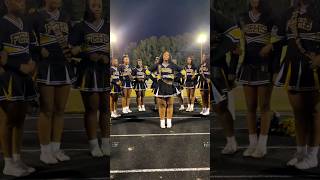 🖤💛🤍 cheer cheerleading highschool [upl. by Atwahs709]