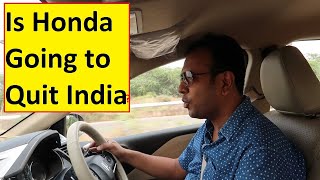 Is Honda going to Quit India in 2022  Facts Explained [upl. by Cagle]