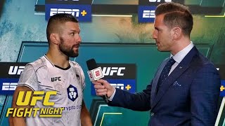 Mateusz Gamrot calls Rafael Fiziev injury an ‘unfortunate situation’  UFC Fight Night Post Show [upl. by Uy]