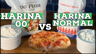 Haciendo Pizza con Harina quot00quot vs Harina Normal [upl. by Assir]