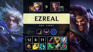 Ezreal ADC vs Draven Legendary  EUW Master Patch 1420 [upl. by Cirdet635]