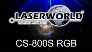 Laserworld  CS800S RGB  Club Series RGB star effect projector [upl. by Ivar]