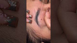 eyebrow threading eyebrow tutorial eyebrowthreadingtutorialforbeginners eyebrowthreading shorts [upl. by Ihdin]