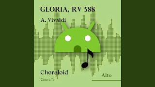 Gloria RV 588 Domine Fili unigenite Voice with metronome [upl. by Ilek]