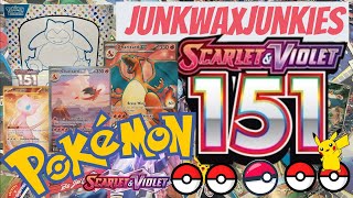 Pokemon Scarlet Violet 151 ETB box break hunting for Charizard secret rare hunt amp other rare card [upl. by Thetos173]