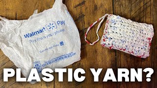 How to make PLARN plastic yarn [upl. by Marge]