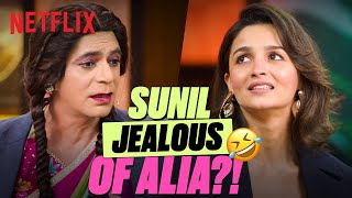 Sunil Grover and Alia Bhatts HILARIOUS BANTER About Ranbir Kapoor 🤭  TheGreatIndianKapilShow [upl. by Neerahs21]