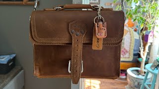 Saddleback Leather pocket satchel [upl. by Ainolloppa]