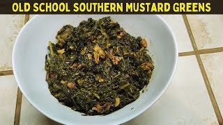 How To Cook Delicious Southern Style Mustard Greens In Just 13 Minutes [upl. by Lorianna]