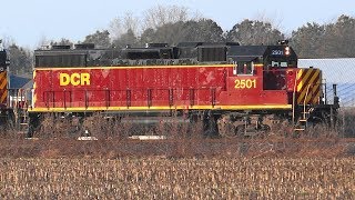 Delmarva Central Railroad Mixed Freight Train [upl. by Cima]