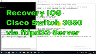 How to Recovery IOS Cisco 3650 Switch with tftpd32 server [upl. by Baily377]