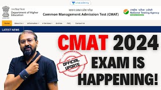 CMAT 2024 Official Update  Exam Is Happening  Ronak Shah [upl. by Henigman]