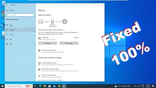 Fix No Internet Access But Ethernet Is Connected  LAN Wired Network [upl. by Nanis]