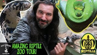 AMAZING REPTILE ZOO TOUR Reptilia in Toronto [upl. by Elayor]