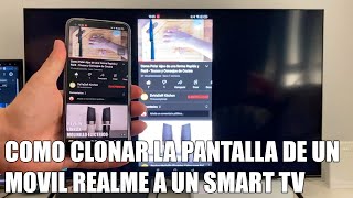 Como Clonar la Pantalla de un Telefono Realme a cualquier Smart TV [upl. by Willy]