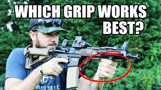 Vertical Fore Grip vs Angled Fore Grip vs Handstop [upl. by Maggy566]